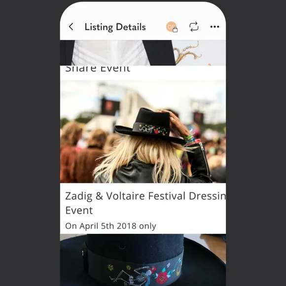 Zadig & Voltaire Black Hat with Colorful Embroidery - Picture 12 of 12